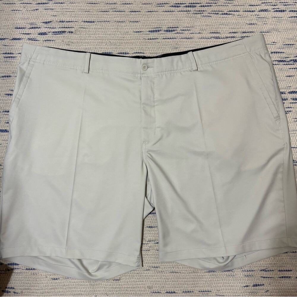Nike Men's Light Gray Flat Front Shorts